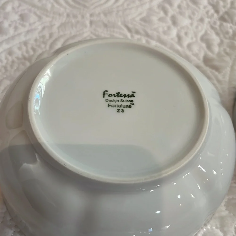Fortessa Fortaluxe scalloped‎ bowls, set of 4